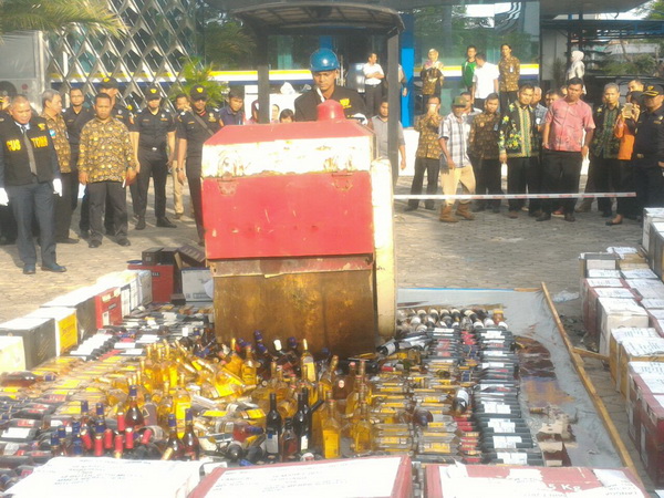 6 Kali, Kanwil DJBC Riau Musnahkan Barang Illegal